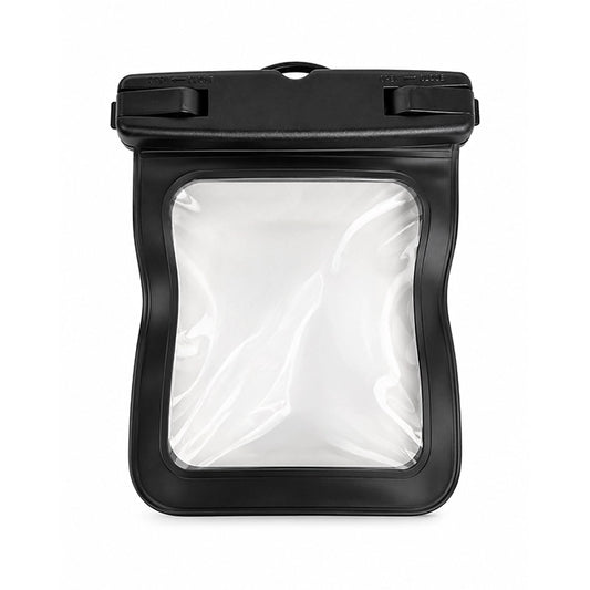 Waterproof protective pouch for an elderly medical SOS fall detection GPS tracker wearable, designed to keep the emergency alert device safe and accessible