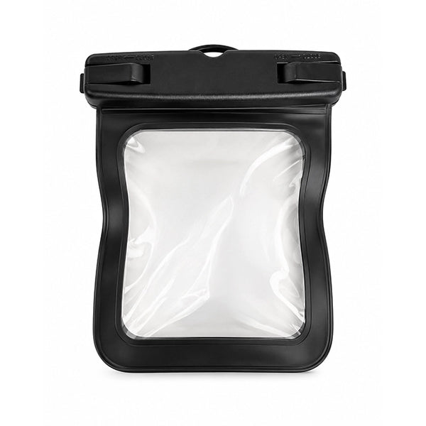 Waterproof protective pouch for an elderly medical SOS fall detection GPS tracker wearable, designed to keep the emergency alert device safe and accessible