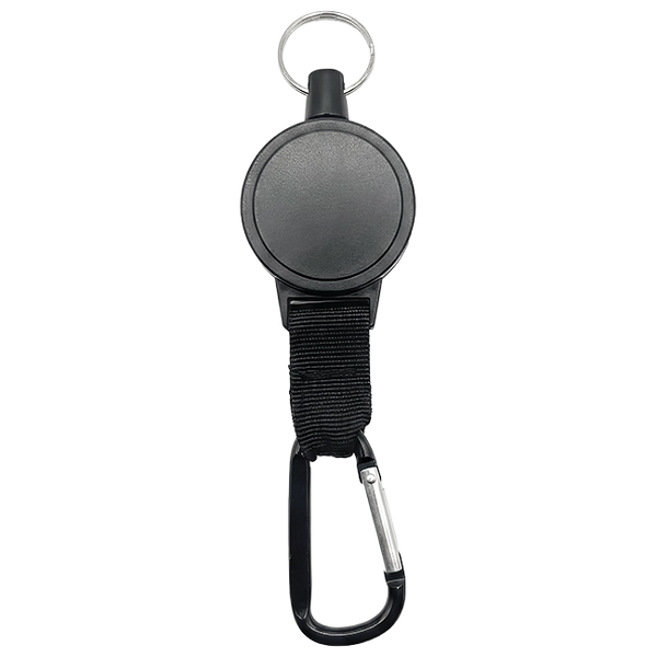 Retractable keychain for SecuLife senior safety pendant secure clip for elderly fall detection GPS medical alert device attaches to clothing bags or backpacks