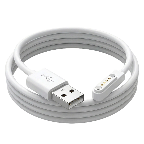 Replacement magnetic USB charger cable for SecuLife senior medical alert GPS safety pendant fast charging accessory for elderly fall detection monitoring device for home or travel