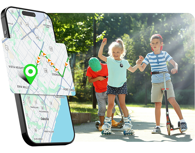 Unlimited GPS tracking and voice alerts for young children using SecuLife S7