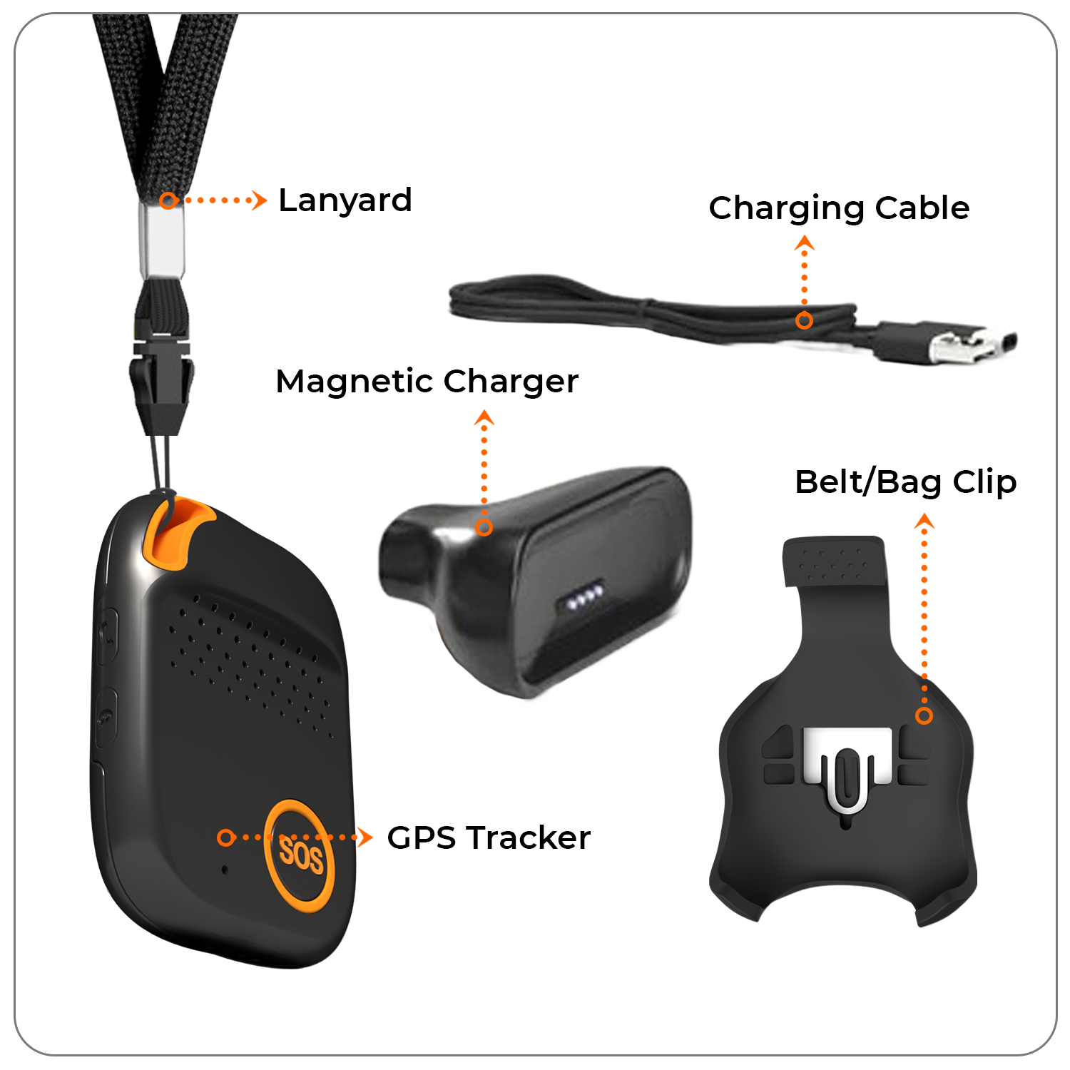 What’s Included with the SecuLife Kids S4 GPS Safety Tracker