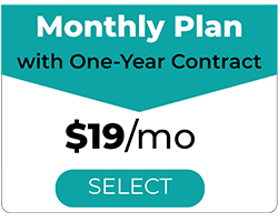 $44 + Paid Monthly $19 one year contract