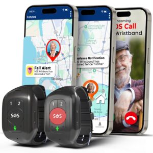 SecuLife Guardian SOS Wristband with Fall Detection for Seniors