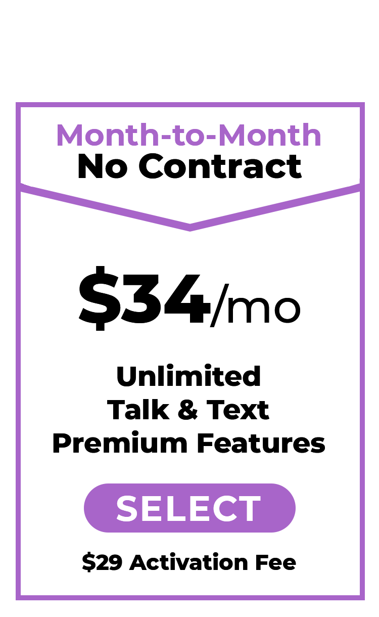 SecuLife senior device plan — $34/month, no contract
