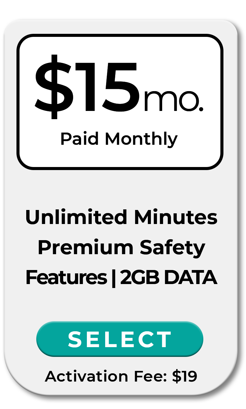 Seculife kids smartwatch premium safety service plan paid monthly for $15 with GPS tracking, SOS alerts, parental control mobile app and affordable alternative to Gabb TickTalk Cosmo Bark Garmin Gizmo kids watches