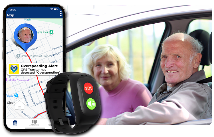 Health monitoring features on SecuLife SL17 elderly safety wristband